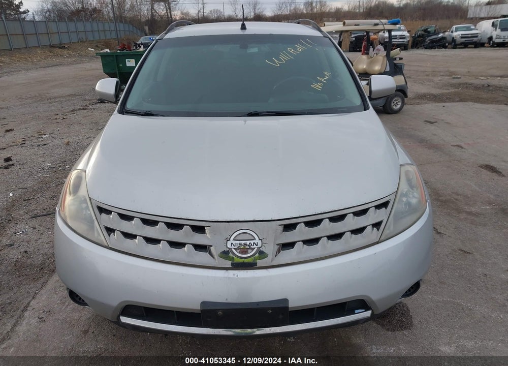 2007 NISSAN MURANO S VIN: JN8AZ08W47W662985