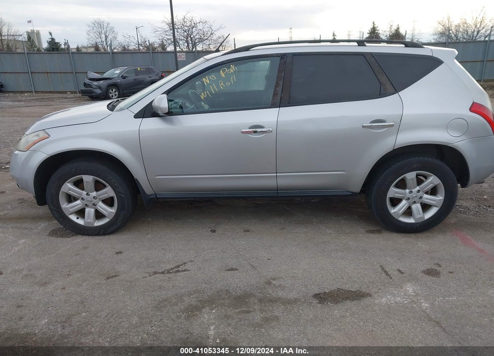 2007 NISSAN MURANO S VIN: JN8AZ08W47W662985