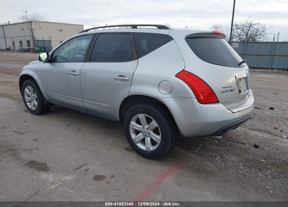 2007 NISSAN MURANO S VIN: JN8AZ08W47W662985