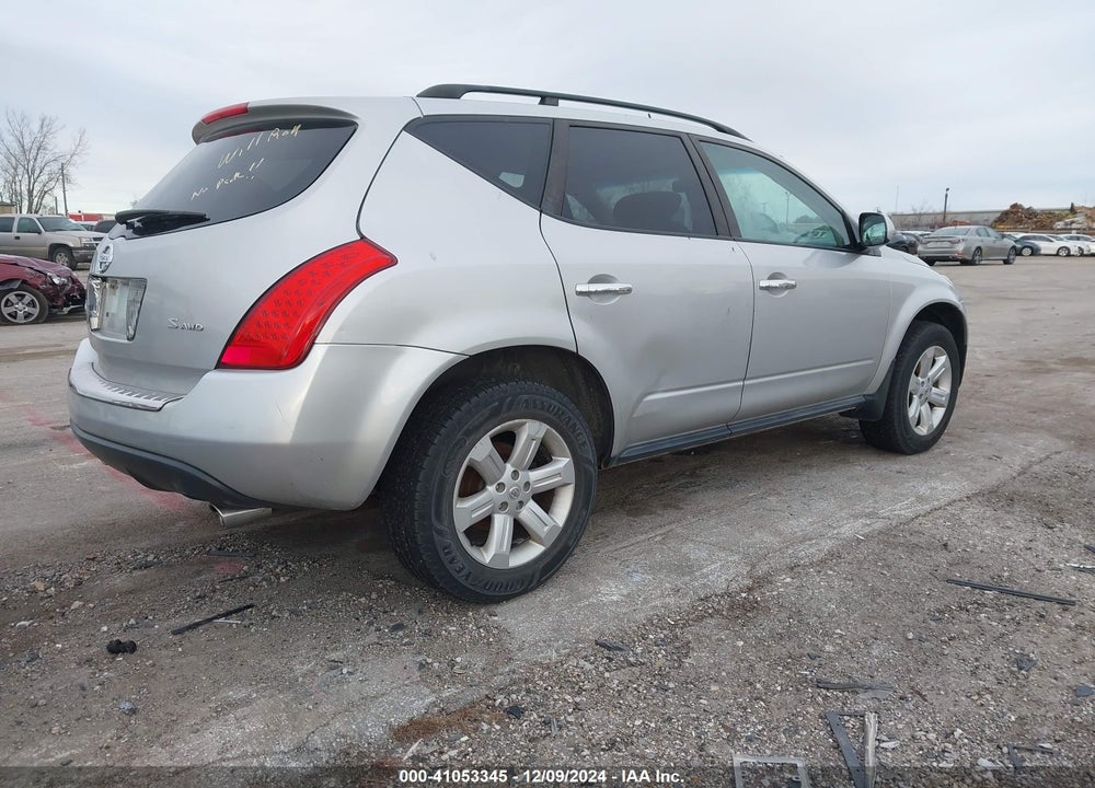 2007 NISSAN MURANO S VIN: JN8AZ08W47W662985