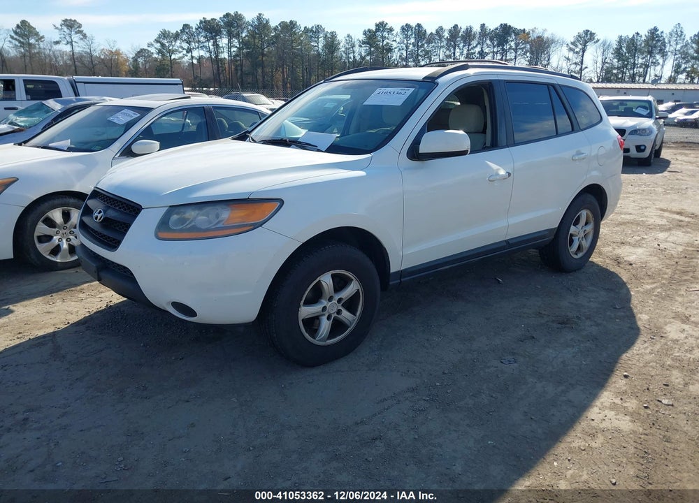 2008 HYUNDAI SANTA FE GLS VIN: 5NMSG13DX8H194931