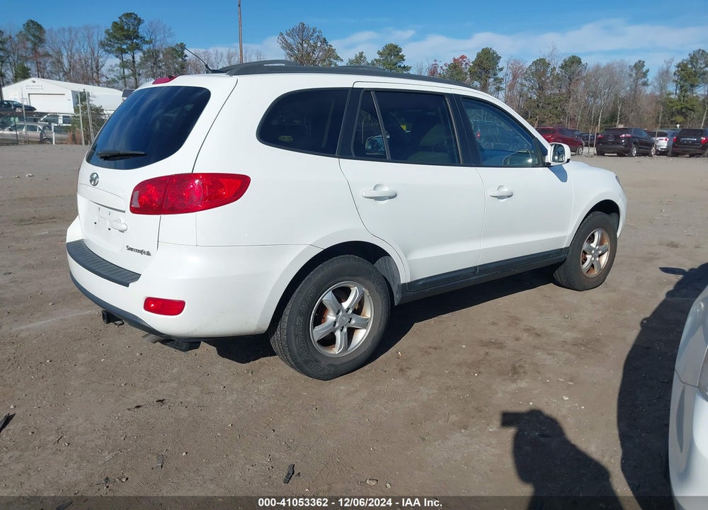 2008 HYUNDAI SANTA FE GLS VIN: 5NMSG13DX8H194931