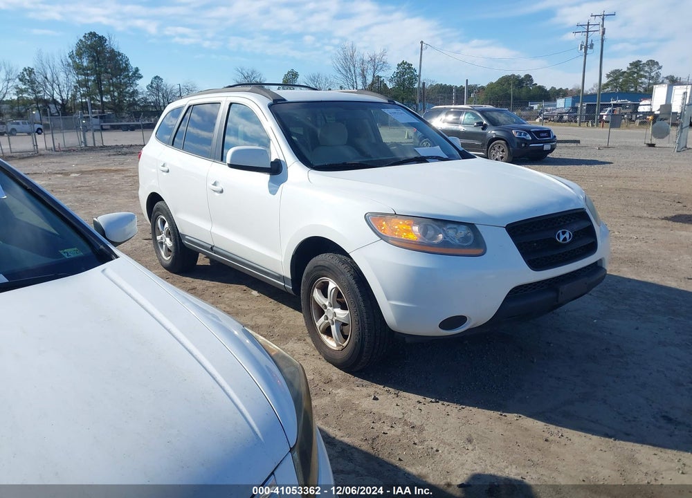 2008 HYUNDAI SANTA FE GLS VIN: 5NMSG13DX8H194931