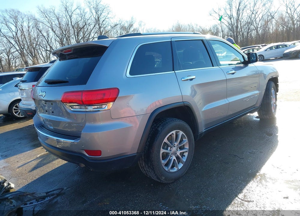 2015 JEEP GRAND CHEROKEE LIMITED VIN: 1C4RJFBGXFC865373
