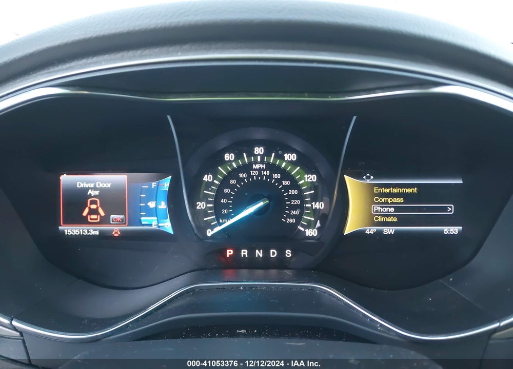 2016 FORD FUSION SE VIN: 3FA6P0HD9GR109814