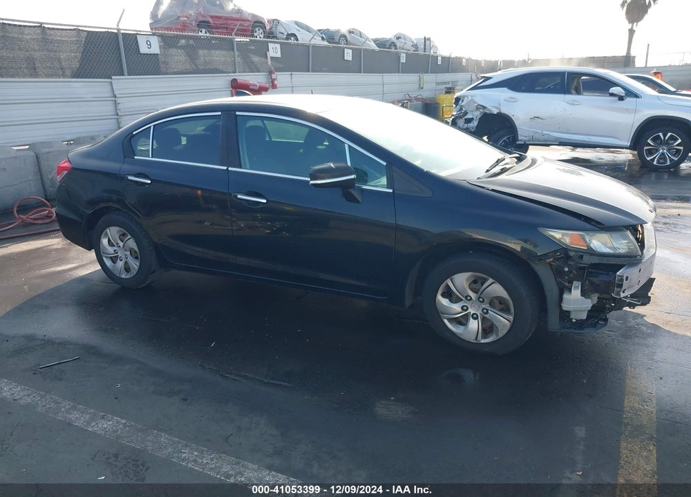 2014 HONDA CIVIC LX VIN: 19XFB2F54EE273024