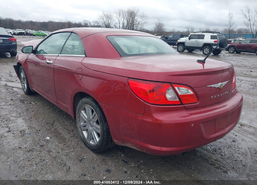 2008 CHRYSLER SEBRING LIMITED VIN: 1C3LC65M38N124933