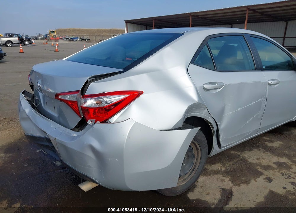 2016 TOYOTA COROLLA L VIN: 5YFBURHE0GP465752