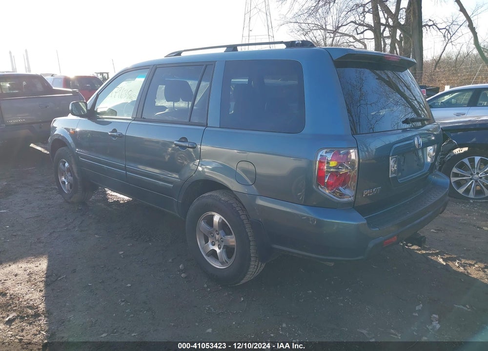 2008 HONDA PILOT EX-L VIN: 5FNYF28508B017844