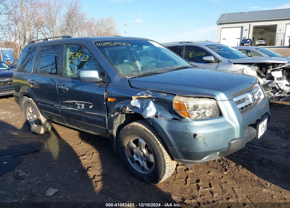 2008 HONDA PILOT EX-L VIN: 5FNYF28508B017844
