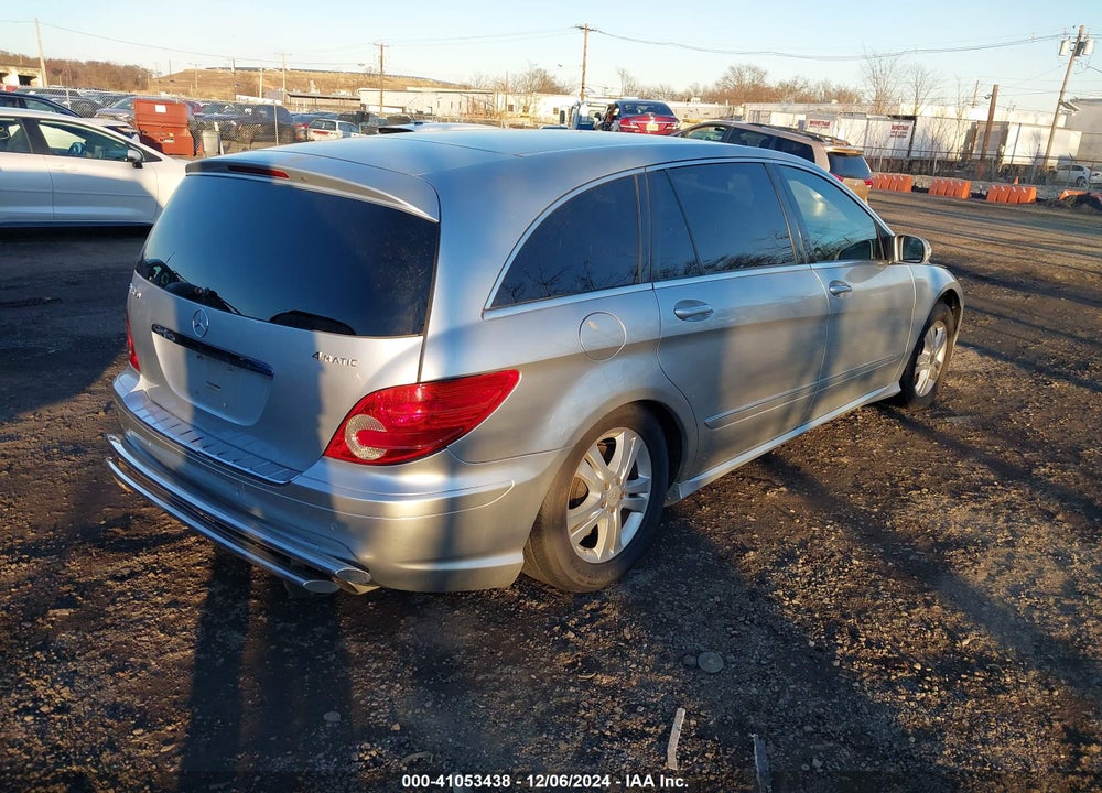 2008 MERCEDES-BENZ R 350 4MATIC VIN: 4JGCB65E58A072876