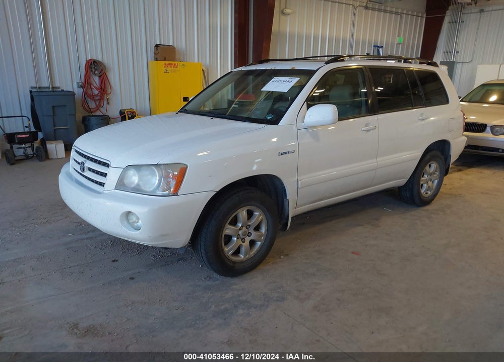 2002 TOYOTA HIGHLANDER LIMITED V6 VIN: JTEHF21A120051736