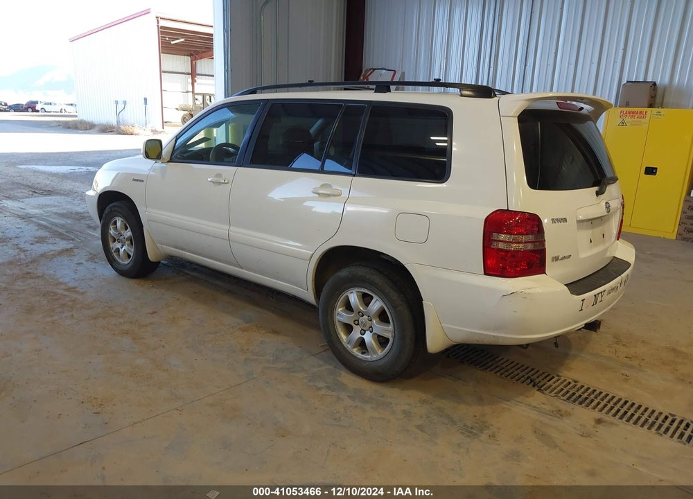 2002 TOYOTA HIGHLANDER LIMITED V6 VIN: JTEHF21A120051736