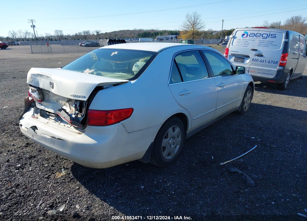 2005 HONDA ACCORD 2.4 LX VIN: 1HGCM56495A108192