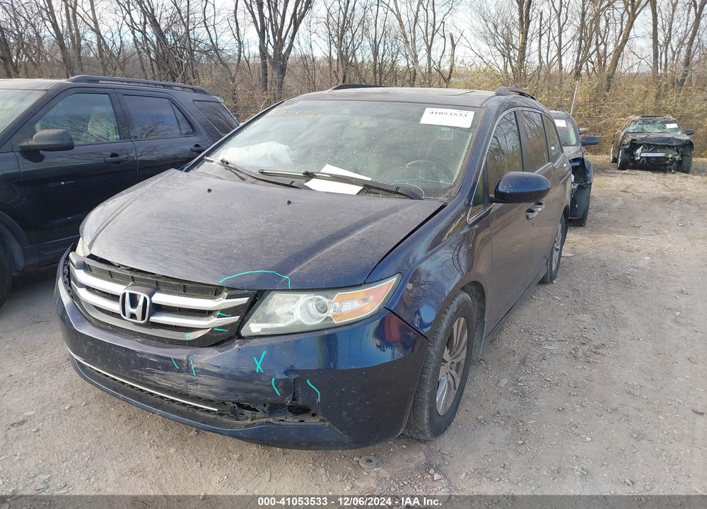 2014 HONDA ODYSSEY EX-L VIN: 5FNRL5H65EB126139