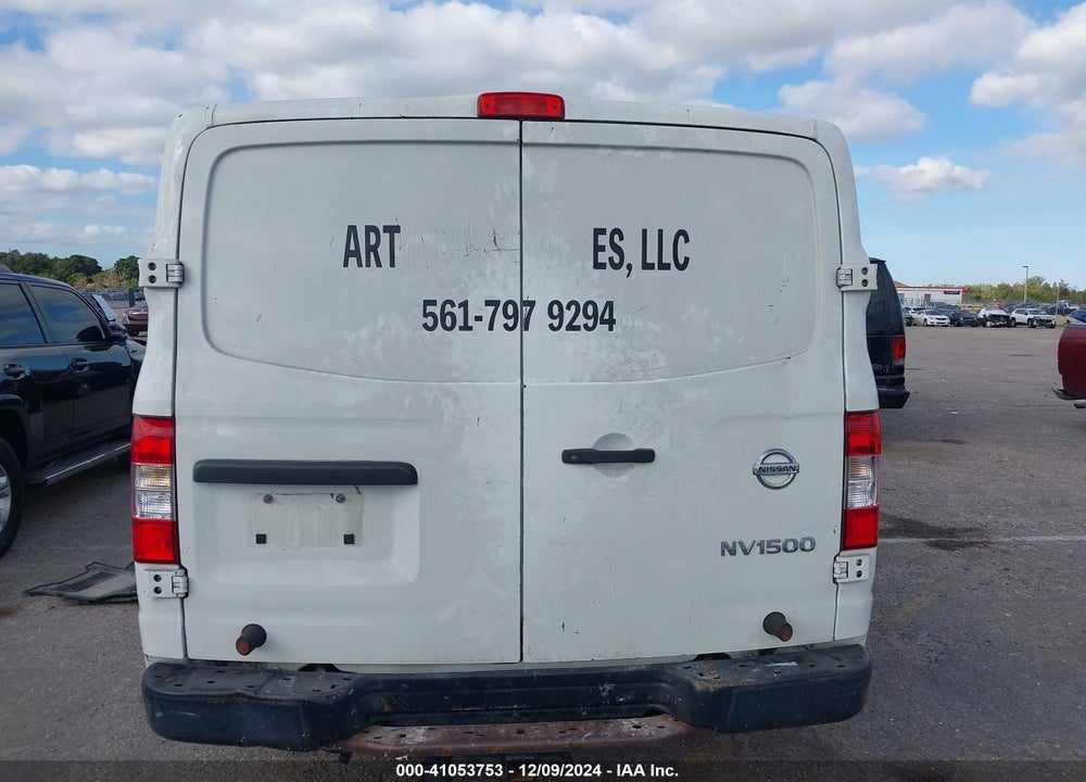 2016 NISSAN NV CARGO NV1500 S V6 VIN: 1N6BF0KM3GN808490