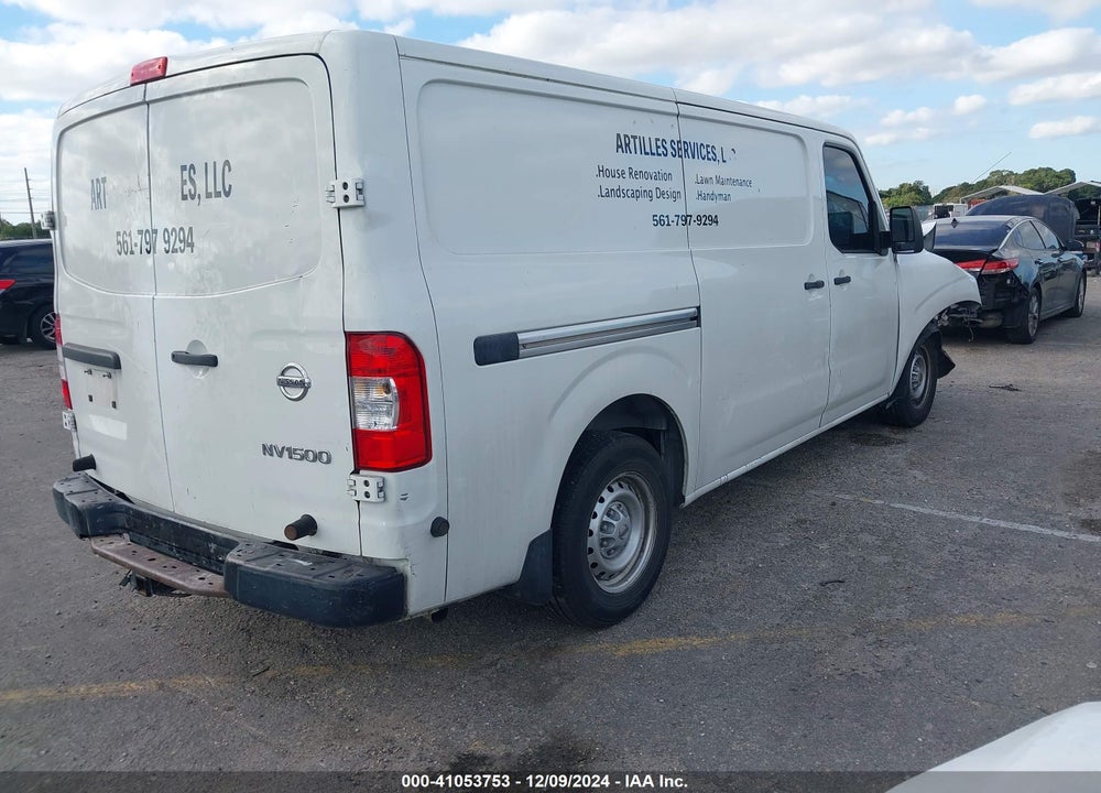 2016 NISSAN NV CARGO NV1500 S V6 VIN: 1N6BF0KM3GN808490