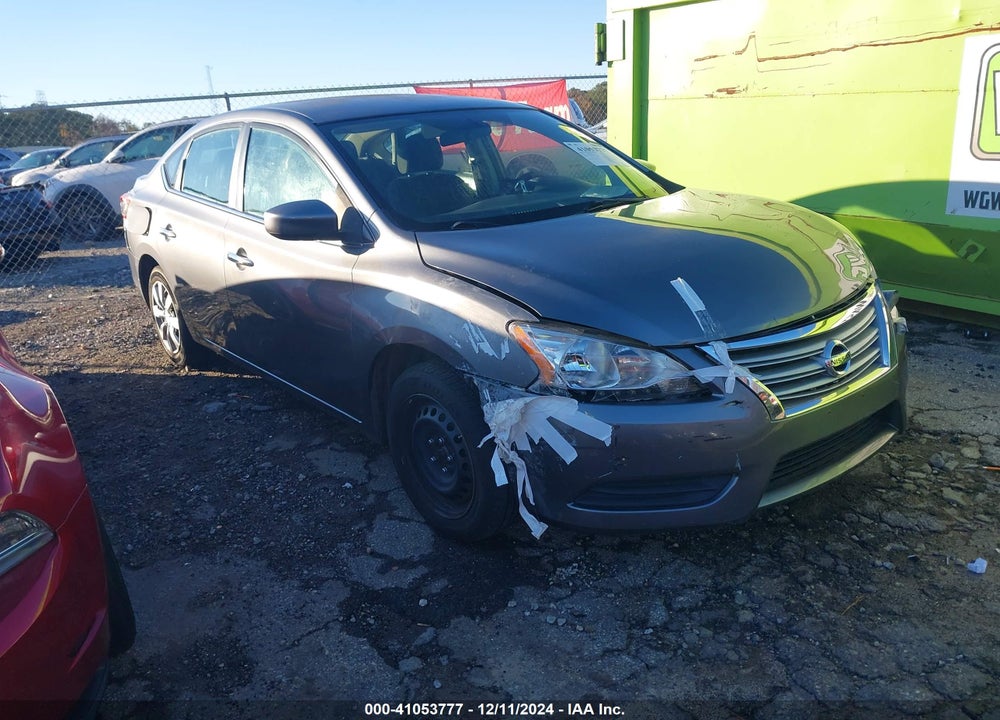 2015 NISSAN SENTRA S VIN: 3N1AB7AP3FY284860