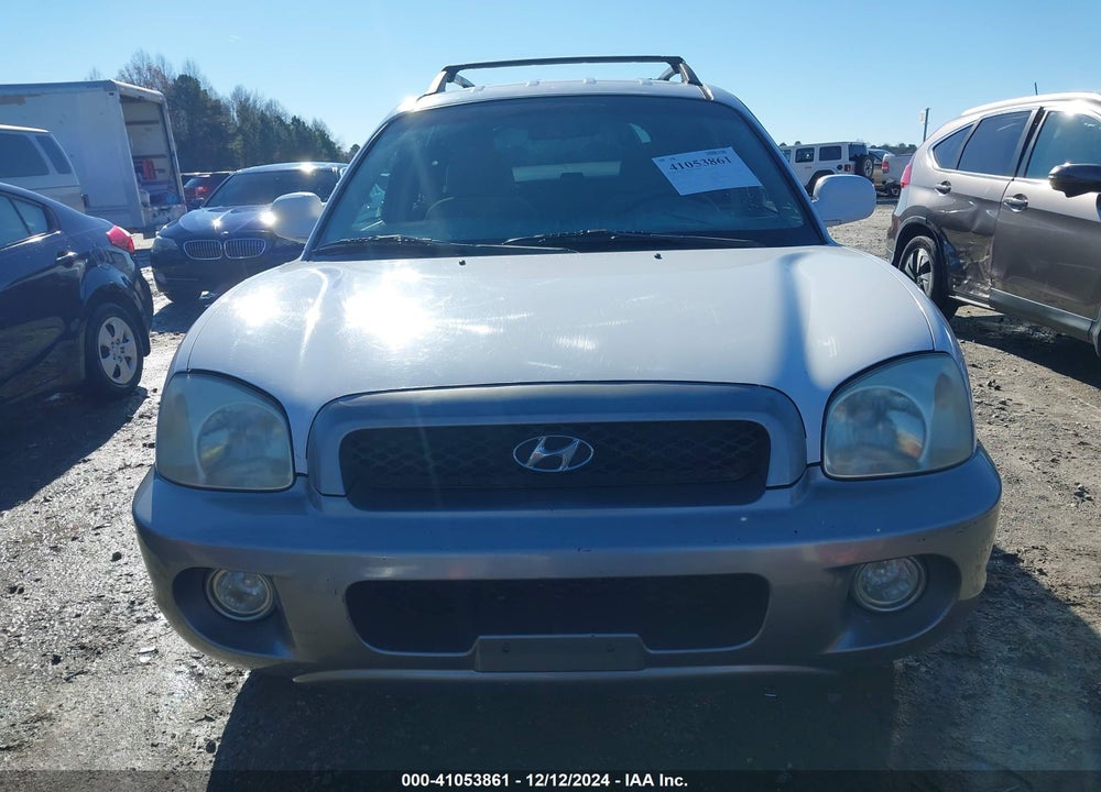 2004 HYUNDAI SANTA FE GLS VIN: KM8SC13D84U709581