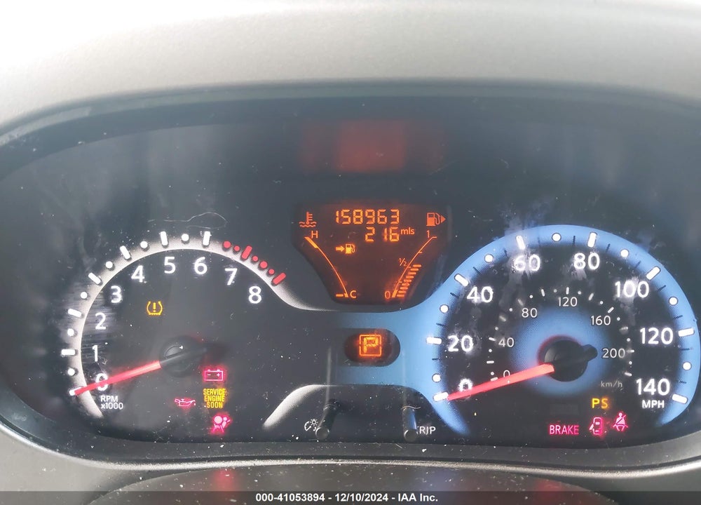 2011 NISSAN CUBE VIN: JN8AZ2KRXBT204697