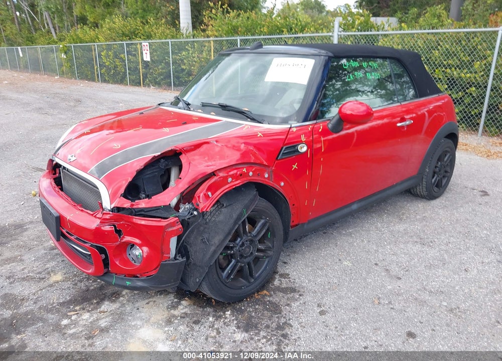 2014 MINI CONVERTIBLE COOPER VIN: WMWZN3C56ET861056