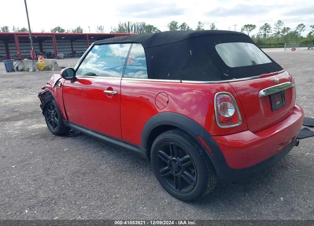 2014 MINI CONVERTIBLE COOPER VIN: WMWZN3C56ET861056