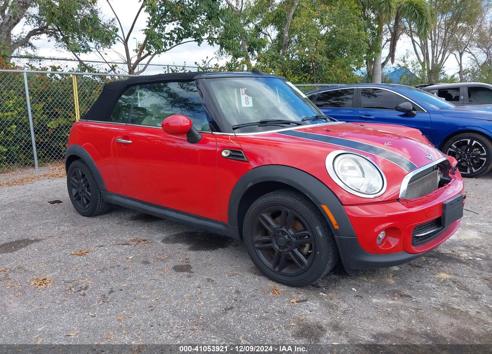 2014 MINI CONVERTIBLE COOPER VIN: WMWZN3C56ET861056