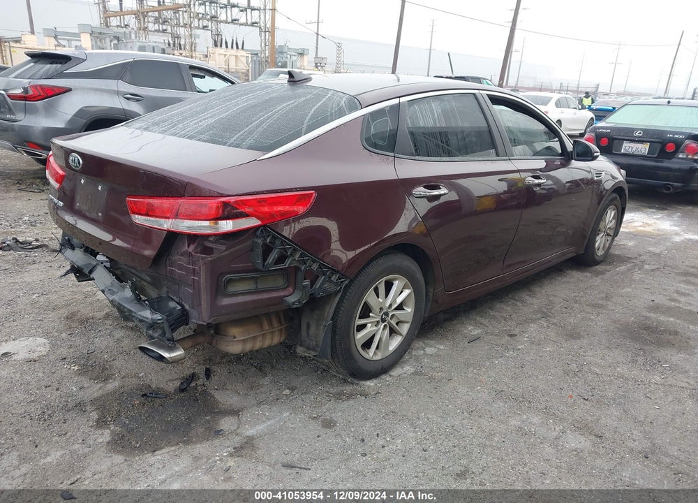 2016 KIA OPTIMA LX VIN: 5XXGT4L36GG020281