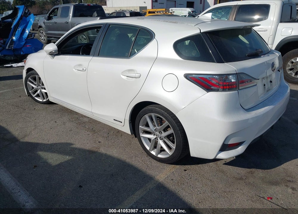 2014 LEXUS CT 200H VIN: JTHKD5BH8E2182179