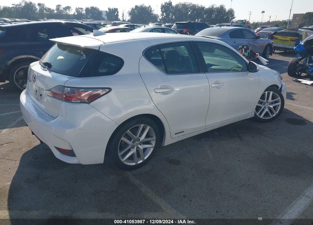 2014 LEXUS CT 200H VIN: JTHKD5BH8E2182179