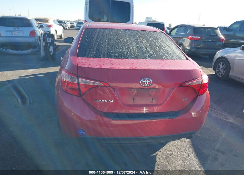 2019 TOYOTA COROLLA LE VIN: 2T1BURHE1KC135580