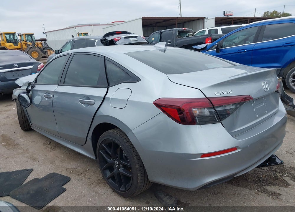 2025 HONDA CIVIC VIN: 2HGFE2F58SH511854