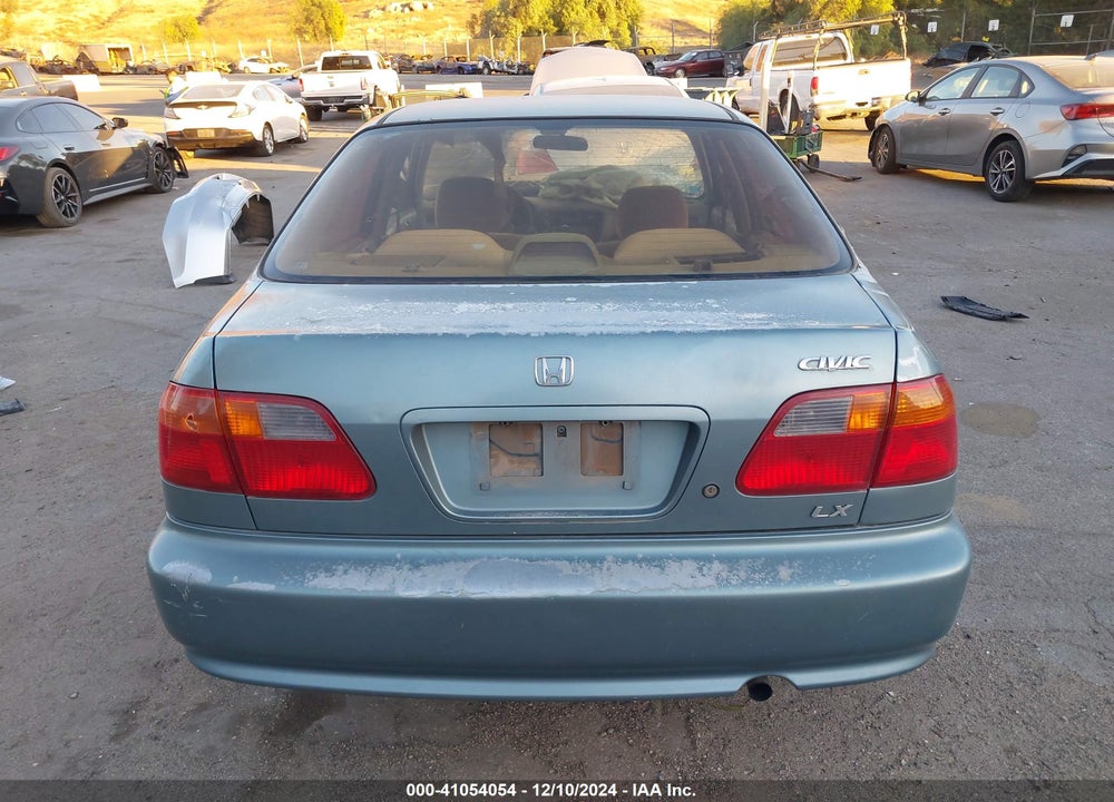 2000 HONDA CIVIC VALUE PACKAGE VIN: 2HGEJ6616YH598853