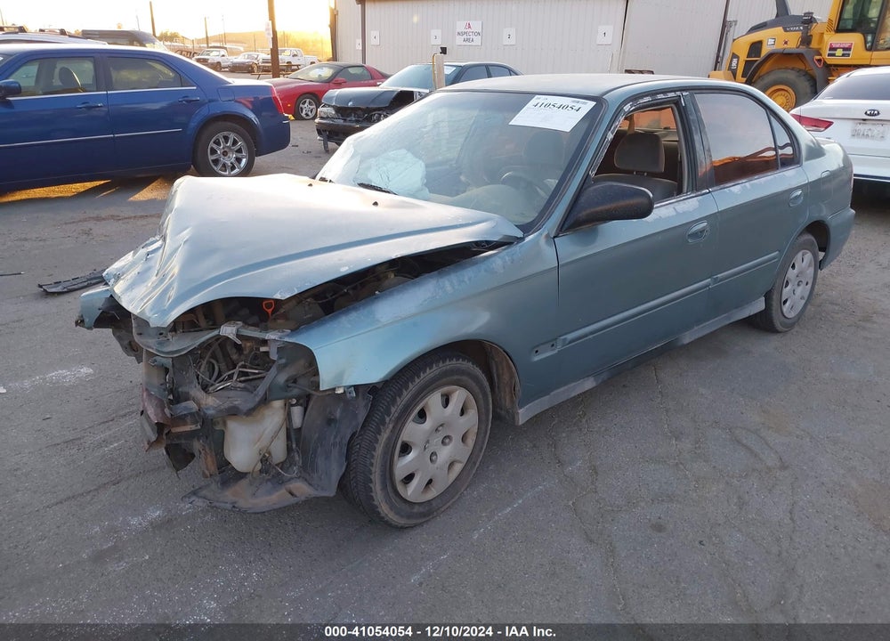 2000 HONDA CIVIC VALUE PACKAGE VIN: 2HGEJ6616YH598853