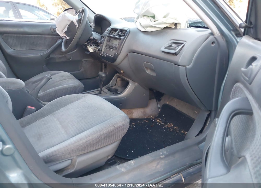 2000 HONDA CIVIC VALUE PACKAGE VIN: 2HGEJ6616YH598853