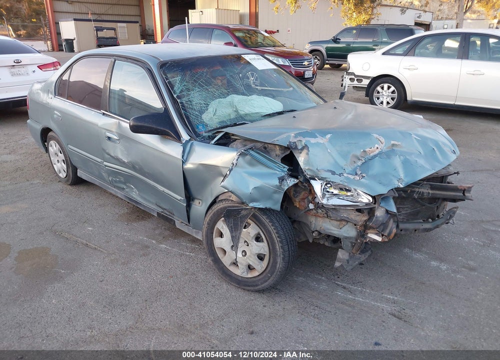2000 HONDA CIVIC VALUE PACKAGE VIN: 2HGEJ6616YH598853
