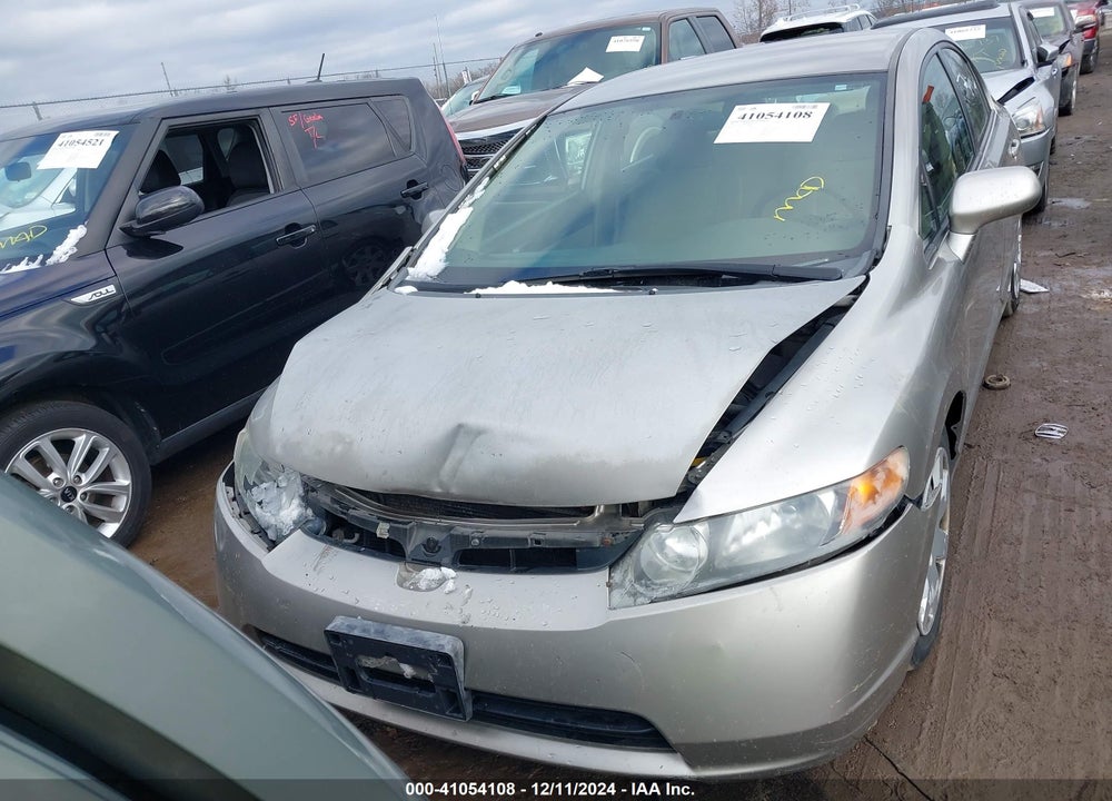 2006 HONDA CIVIC LX VIN: 1HGFA16566L040186