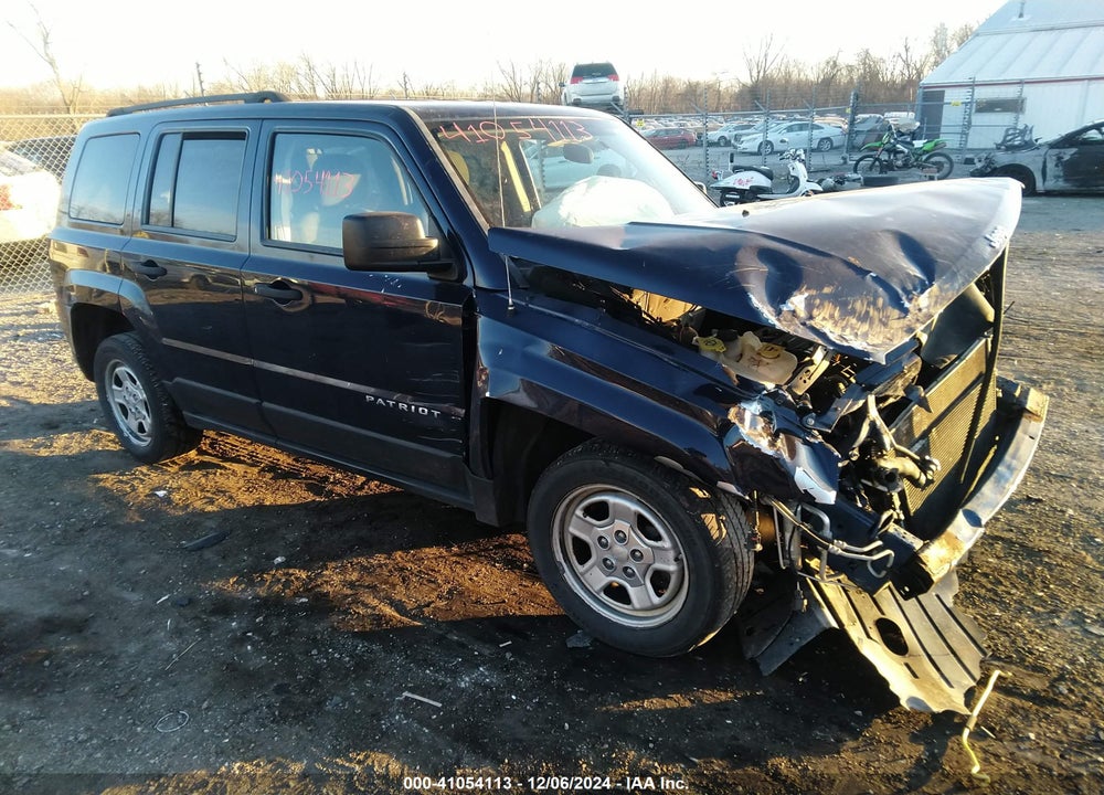 2012 JEEP PATRIOT SPORT VIN: 1C4NJPBA7CD640205