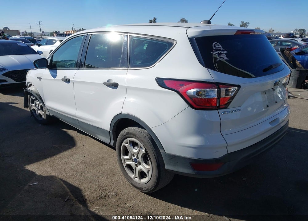 2017 FORD ESCAPE S VIN: 1FMCU0F73HUB89636