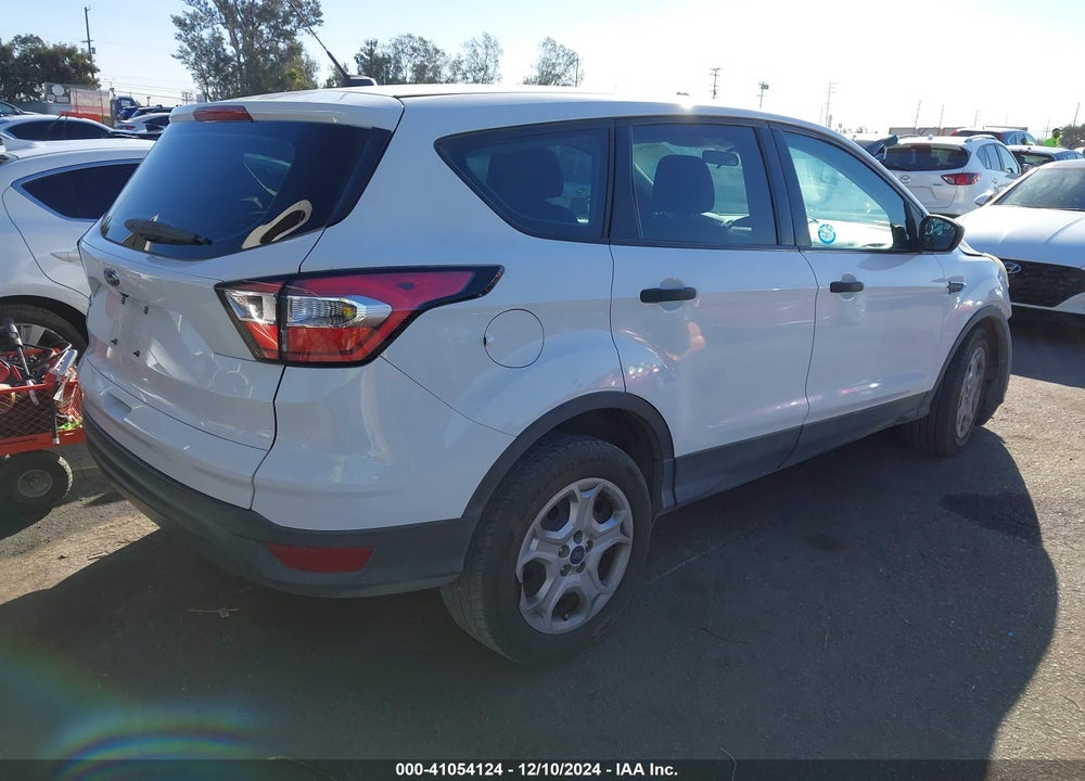 2017 FORD ESCAPE S VIN: 1FMCU0F73HUB89636