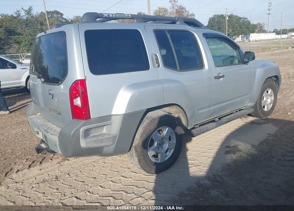 2007 NISSAN XTERRA S VIN: 5N1AN08U37C508304