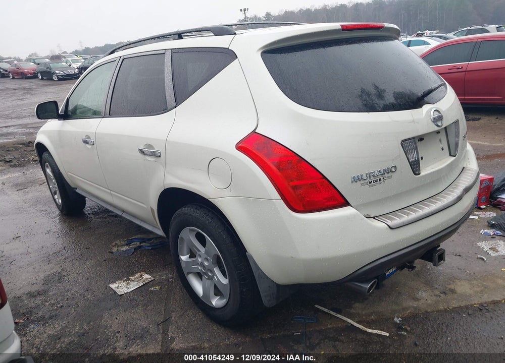 2005 NISSAN MURANO SL VIN: JN8AZ08W25W437705