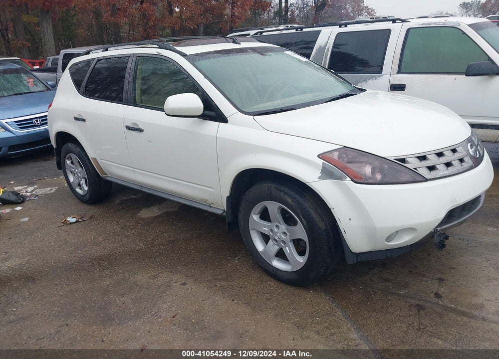2005 NISSAN MURANO SL VIN: JN8AZ08W25W437705