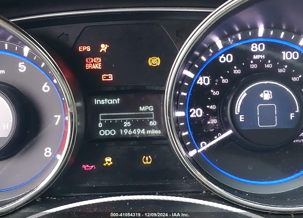 2012 HYUNDAI SONATA GLS VIN: 5NPEB4AC9CH429192