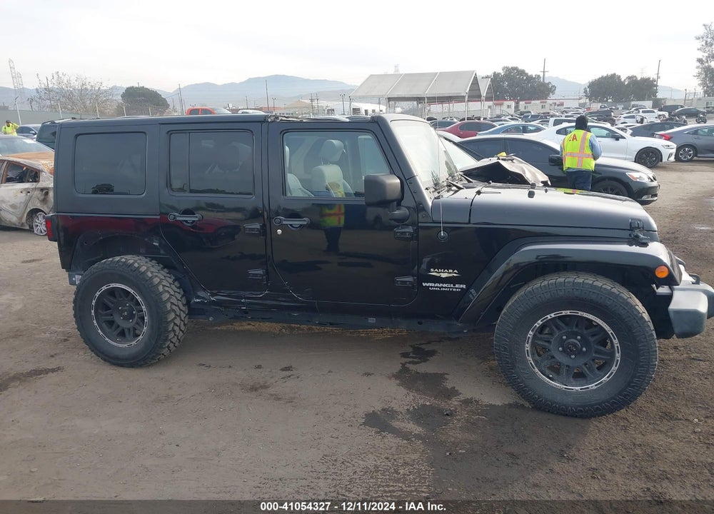 2008 JEEP WRANGLER UNLIMITED SAHARA VIN: 1J8GB59158L554283