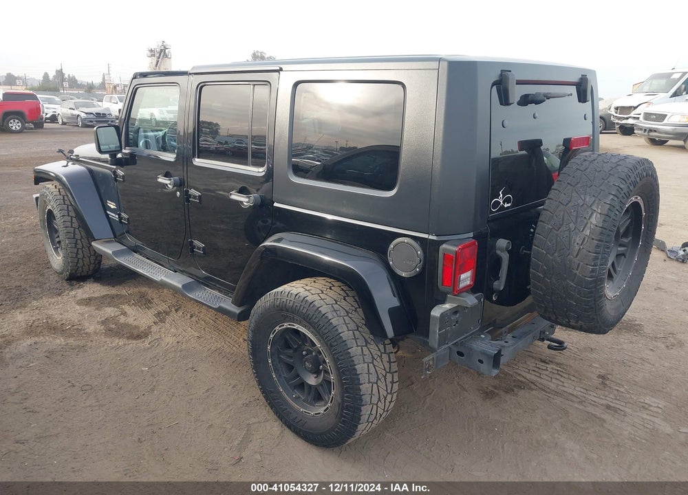 2008 JEEP WRANGLER UNLIMITED SAHARA VIN: 1J8GB59158L554283