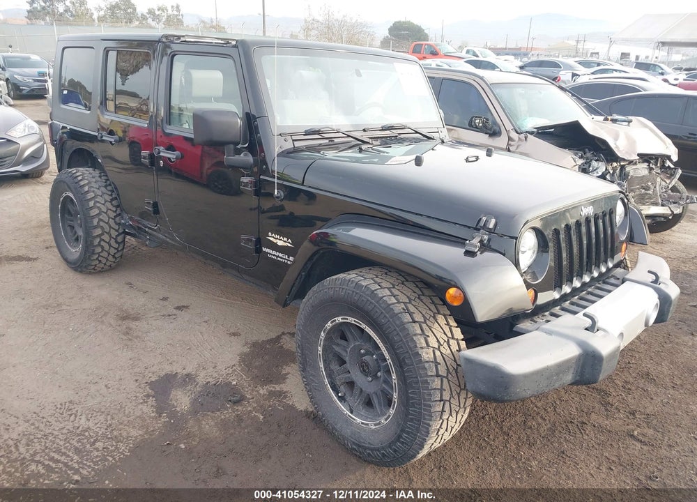 2008 JEEP WRANGLER UNLIMITED SAHARA VIN: 1J8GB59158L554283
