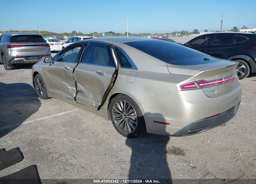 2017 LINCOLN MKZ PREMIERE VIN: 3LN6L5A98HR649533