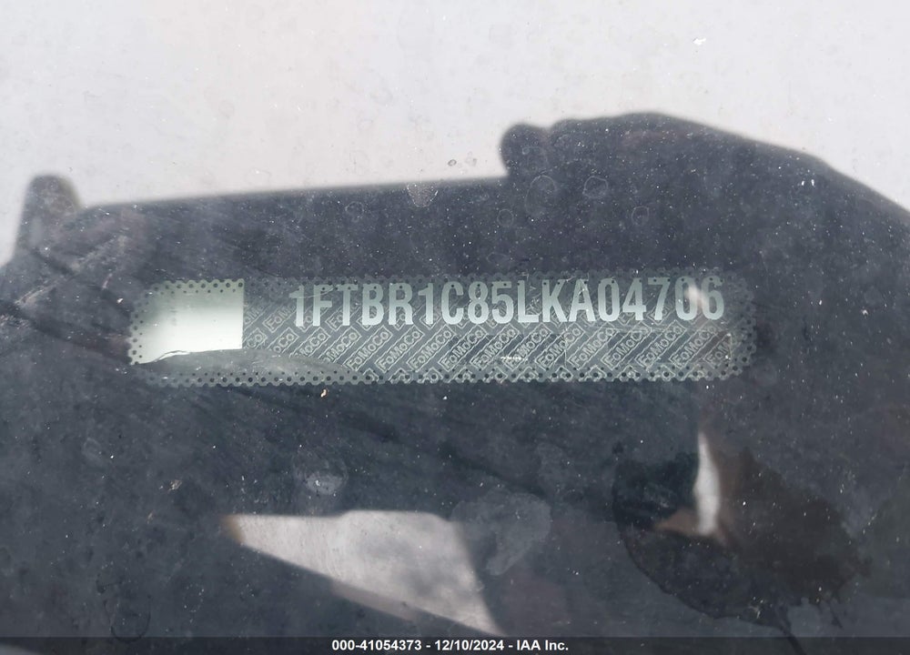 2020 FORD TRANSIT-250 CARGO VAN VIN: 1FTBR1C85LKA04706