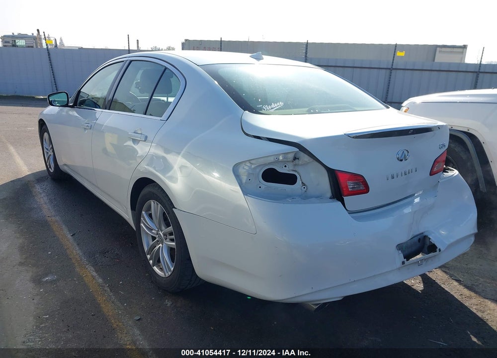 2012 INFINITI G25 VIN: JN1DV6AP3CM812703
